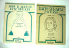 Lot Of 9 Vintage John W Schaum Piano Course Books 1945 Belwin Method Sheet Music
