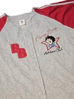 Vintage Betty Boop Button Up Baseball Jersey Shirt Size Large 90s