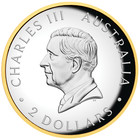 2025 Gilt High Relief Kookaburra 2oz  2 Silver Proof Coin  2000 Mintage 