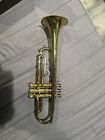 Vintage Buescher Aristocrat Trumpet  with Original Case And A Mouthpiece 