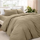 Reversible Duvet Cover Bedding Set Soft Microfiber Quilt Cover Twin Queen King
