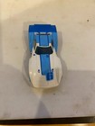 Nos Aurora Afx Blue white  6 Vette Gt Ho Scale Slot Car Body