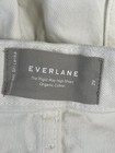 Everlane The Rigid Way High Waist Ivory White Denim Short Button Fly Women 29