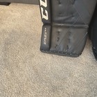 Ccm Eflex 5 9 Black Hockey Goalie Leg Pads 30 1 Adjustable Straps
