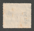 Scott   Re120  Used  F  7     Wines  Hand-stamped Cancel  New York