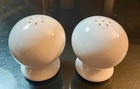 Free Shipping Fiestaware Salt Pepper White Fiesta Round Ball Shakers New  other 