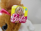 Barbie Brown White Puppy Dog Plush W Blue Ball Nwt 7  Just Play