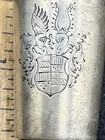 Koch   Berg 800 Silver Cup Engraved Crest knight s Helmets 29 5g 1 7  Tall