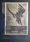 The Rolling Stones Gator Bowl Tour Of The Americas 75 Promo Print Ad 1975