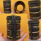 Ancient Byzantine Red Glass Bangle Bracelet 600-700ad