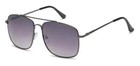 Men Vintage Classic Retro Aviator Sunglasses Smoke Black Gold Lens Metal Frame