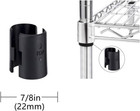 24 Pcs Wire Shelving Shelf Lock Clips For 7 8 Inch Post -12 Pairs Shelving Sleev