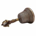 Brass Exquisite 4  Handmade Tibet Buddhist Bell Home Decor Office Gift Diwali