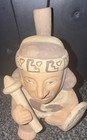 Terracotta Statue Ethnic Art Moche Peru Vintage 20th Century Lot Of 4