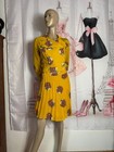 Vintage Gigi Costume 60s Floral Pleated Skirt Set Size 36 38