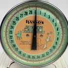 Vintage Mcm Hanson Baby Nursery Scale White Metal Model 3825 Works