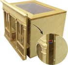 1 12 Scale Wooden Dollhouse Room Box For Crafts Miniature Coffee Shop House