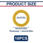 10 Pcs Gearcase Drain Plug Seal Gaskets Lower Unit Crease Drain Plug Washers Com