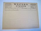 Vintage Lot Of 1950s Unused Western Union Telegram Blank Forms  10 