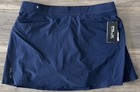 Nwt Rlx Ralph Lauren Golf 16  Skort Pleated Skirt Navy-yellow Women   s Xs-m