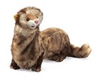     New Folkmanis Puppet Hand Stage Plush Toy Ferret Movable Stuffed Animal Cuddle
