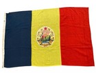 Original Wwii Vintage Romanian Flag     Historic Piece From The Socialist