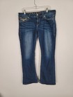 Rock Revival Dark Wash Easy Boot Betty Mid Rise Denim Jeans Women s Size 31 X 32