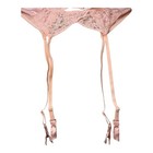 Vintage Christian Dior Garter Belt Intimates Pink Lace Adjustable Strap Size 8