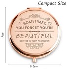 Personalized Gifts For Women Girls  Inspirational Compact Mirror  2025 
