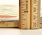 Vtg Antique Art Nouveau Majolica Thistle Arts   Crafts Ceramic Tile 6  Read
