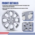4 16  Wheel Covers Full Snap On Hub Caps R16 For 2020-2025 Toyota Corolla Silver