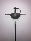 Antique Cup Hilt Taza Rapier Sword Italian Or Spanish