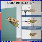 100pack Self Drilling Drywall Anchors With Screws  Suitable For Tv  Cabinets