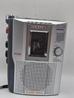 Vintage Sony Tcm-200dv Black Gray Clear Voice Handheld Cassette Recorder Player