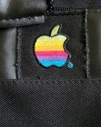        vintage Apple Rainbow Logo Laptop Bag Carrying Case Black Macintosh Computer