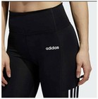 Adidas Ladies High Waist 7 8 Blk Or Gray Tights With Choice Stripes Active 5918