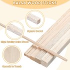 215 Balsa Wood Sticks Assorted Sizes For Crafting   Diy Projects 