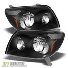 For Black 2003 2004 2005 Toyota 4runner 4-runner Headlights Headlamps Left right
