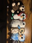 Ty Beanie Boos Assorted Beanbag Plush Lot Owl Penguin Polar Bear 2017