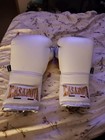 Brand New White With Gold And Silver 16 Oz Casanova Boxing Gloves