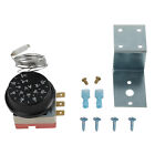 2pcs Electric Radiator Fan 0-120 Thermostat Switch Temperature Control Probe Kit