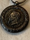 1860 China Opium War France French Silver Medal    Mini