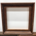 Lot Of 3 Vintage Solid Wood Picture Art Frames Mixed Brown Natural Fits 5 X 5