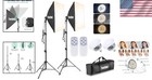 Studio Softbox Photography Lights  27  85w Led Bulbs  Remote