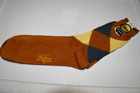 Argyle Socks Vtg Nuweave 50s 60s Honey Brown Yellow Argyle 9 5 X 9  10-12 Nwt