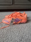 Adidas F50 Elite Fg Soccer Cleats Orange blue W  Drawstring Bag And Metal Studs