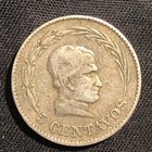 1924-h Ecuador 5 Centavos Copper-nickel Coin - Vf   very Fine  Condition