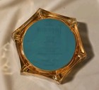 Vintage Las Vegas Tropicana Casino Hotel Ashtray Glass Aqua  --05
