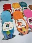 Vtg 1967 Hallmark 7 Stand-up Storybook Cards Unused Holiday Animals Gift  Rare