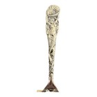 Mermaid Handle Souvenir Caviar Spoon  Sea Shell Bowl  Us Sterling Co